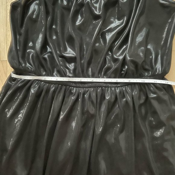 NWT BB Dakota wet look sleeveless dress - Picture 9 of 9